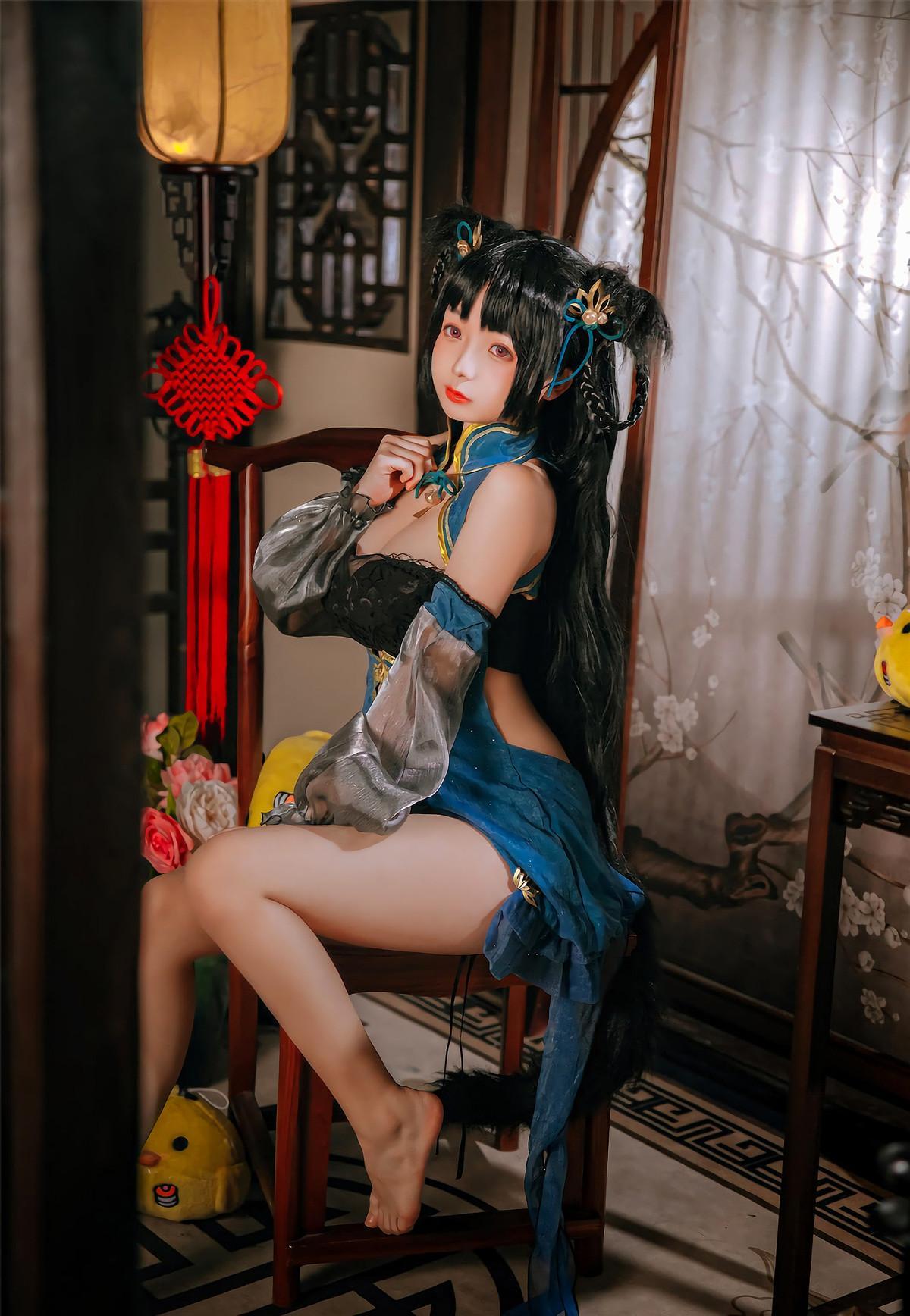 Cosplay Rinaijiao日奈娇 碧蓝航线 大潮旗袍(17)