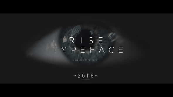 Rise Typeface - VideoHive 22690161