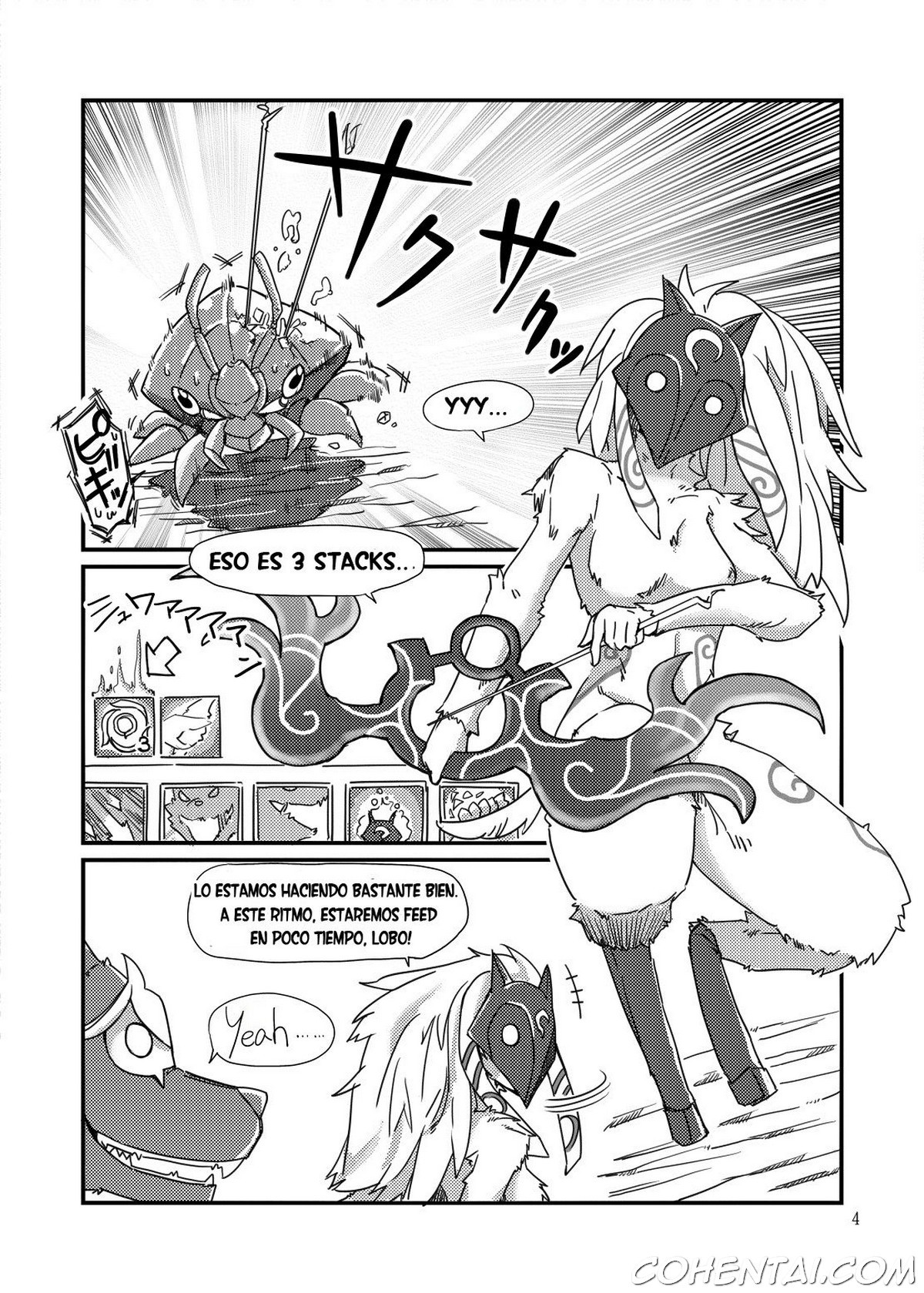 How does hunger feel? (League of Legends) xxx comics manga porno doujin hentai español sexo Kindred League of Legends Warwick