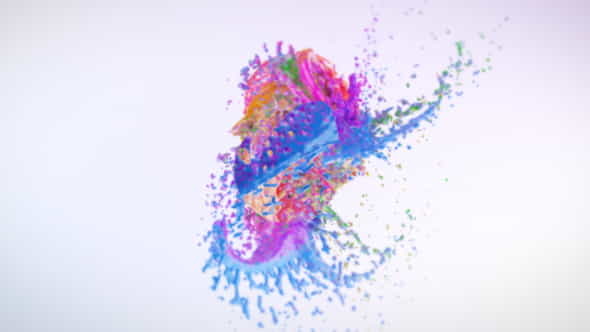 Colorful Splash Logo Reveal - VideoHive 13335022