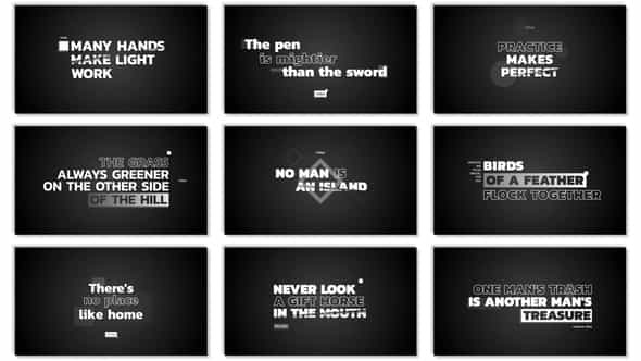 Cut Titles - VideoHive 54997317