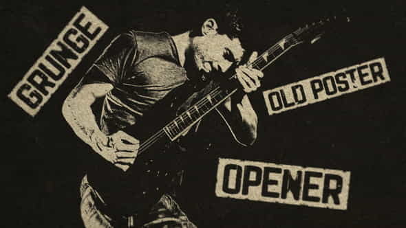 Grunge Old Poster Opener - VideoHive 27578965