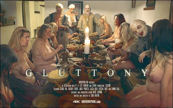 Alexa Bold, Nathaly Cherie, Angel Princess, Krystal Swift -  / Gluttony (2019) WEB-DL 1080p | 