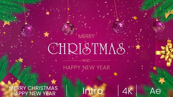 Merry Christmas Intro 2 - VideoHive 35338124