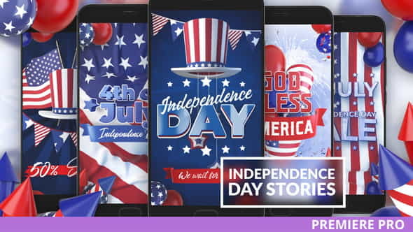 4th Of July Instagram Stories - VideoHive 27422961