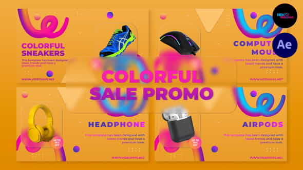 Colorful Sale Promo - VideoHive 36332545