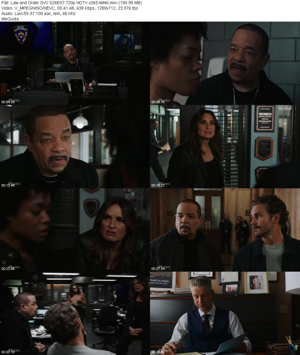 Law and Order SVU S26E07 720p HDTV x265-MiNX