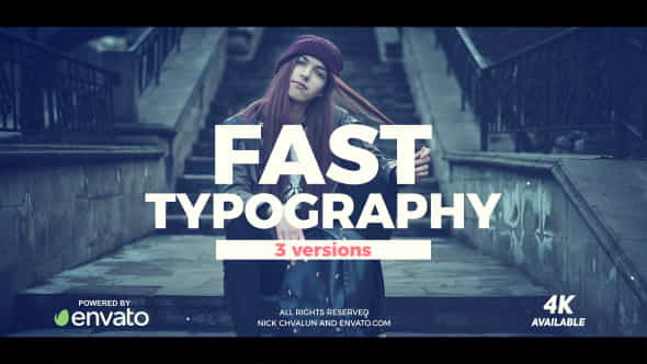 Fast Typography - VideoHive 20694062