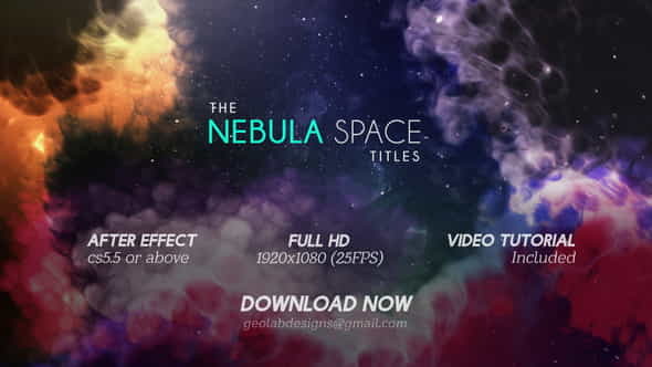 The Nebula Space TitleslThe Galaxy - VideoHive 24215337