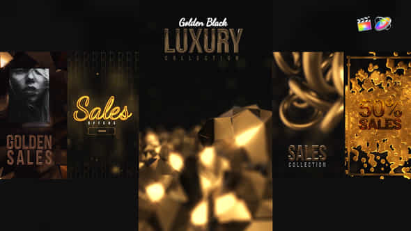 Golden Black Instagram - VideoHive 34538185