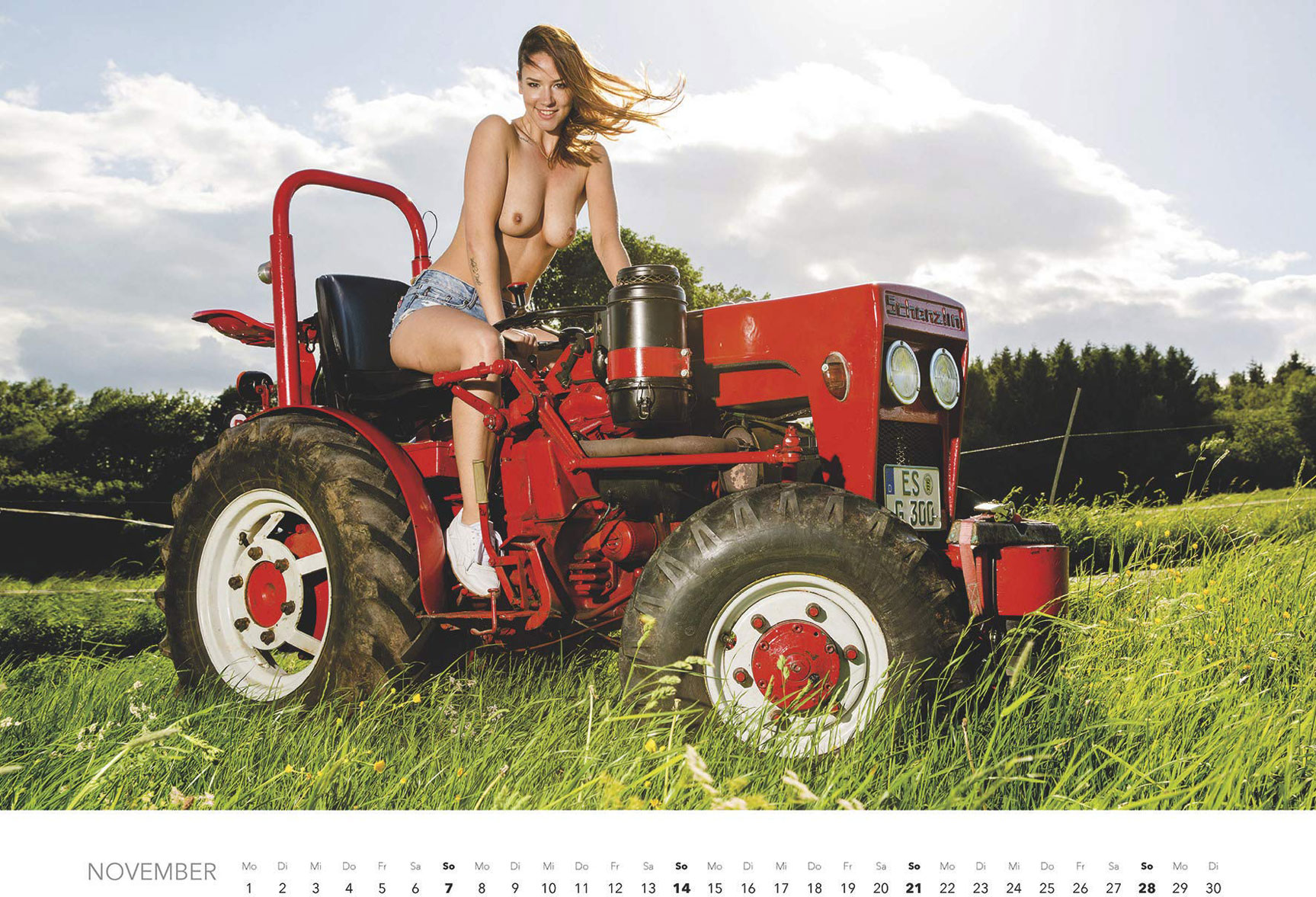 Jungbauerntraume 2021 kalender Эротический календарь -Мечты молодых фермеров 2021- / ноябрь
