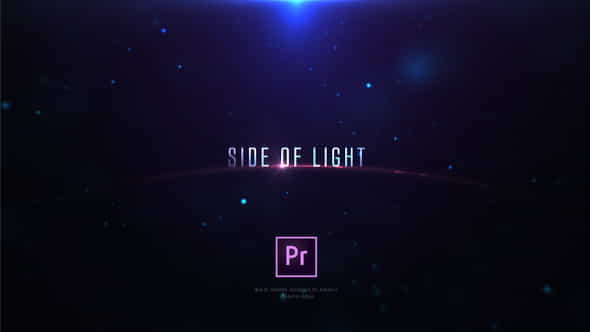 Side of Light Space Titles - VideoHive 23733064