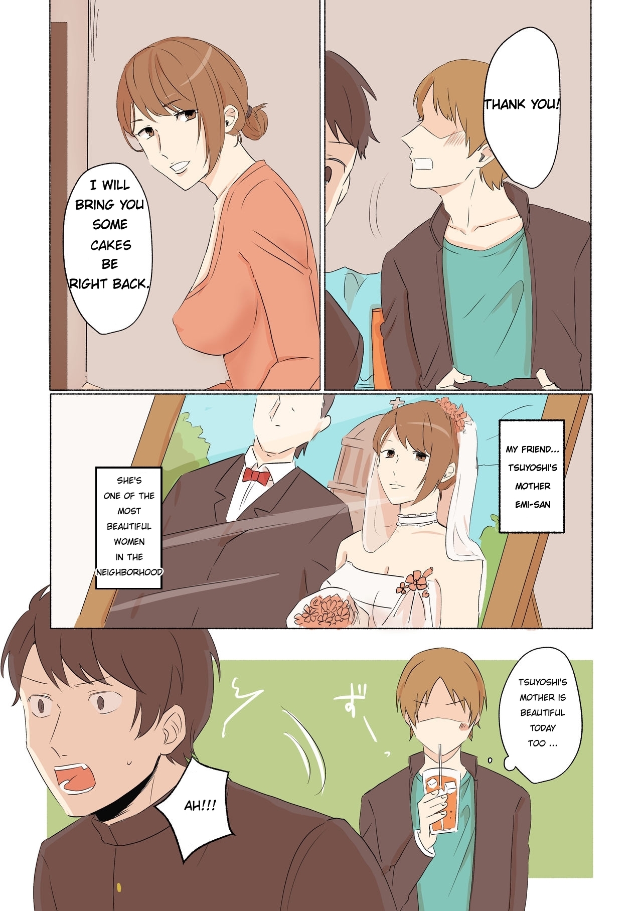 [Wakusei Mentholatum] Tomodachi no Dekapai Hahaoya o Netori [English]