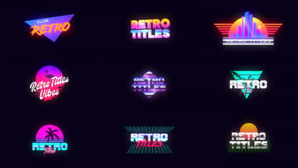 Retro Titles Premiere Pro - VideoHive 50689130