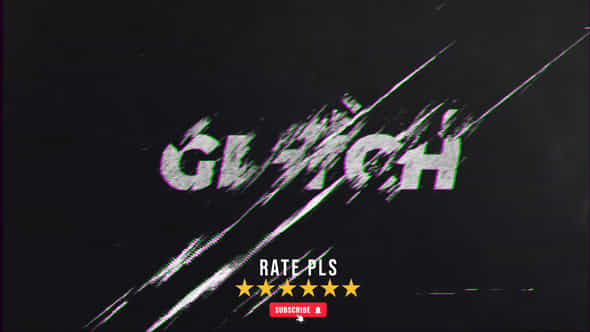 Modern Glitch Logo - VideoHive 56345242