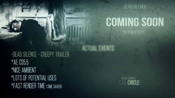 Dead Silence - Creepy Trailer - VideoHive 11039756