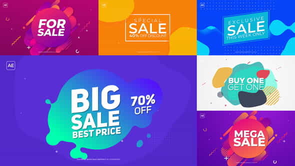 Colorful Book Sale Abstract - VideoHive 22548235