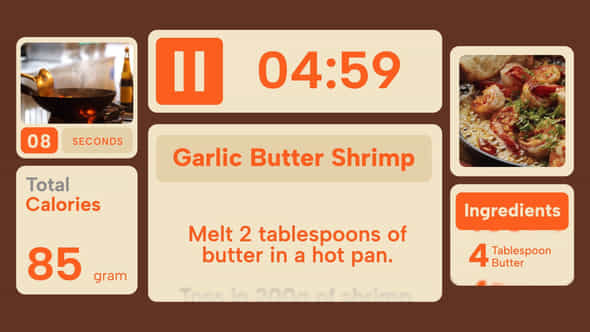 Cooking Timer Widget - VideoHive 57896254