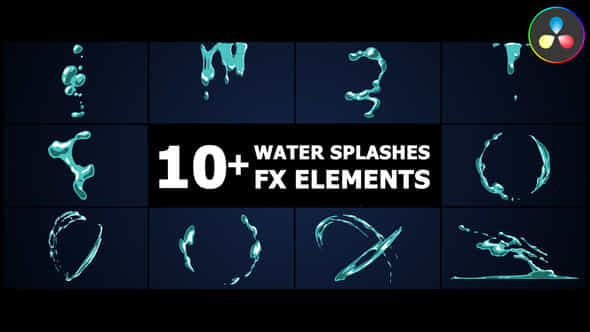 Water Splashes - VideoHive 46533960