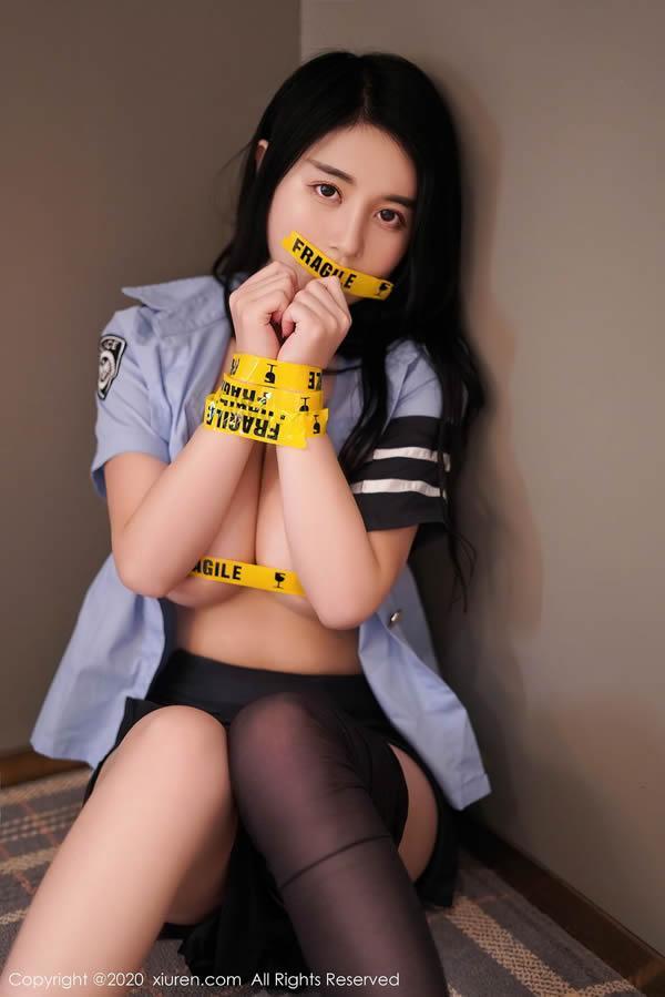 秀人美七mia情趣女警绝佳身材娇媚动人(22)