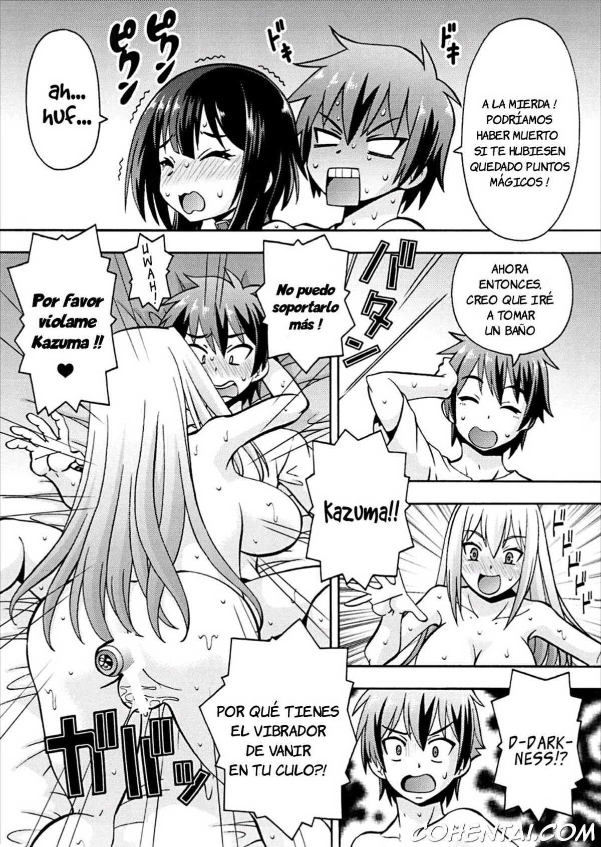 Ero Subarashii Sekai ni Nakadashi o! 4 (Kono Subarashii Sekai ni Syukufuku o!) xxx comics manga porno doujin hentai español sexo 