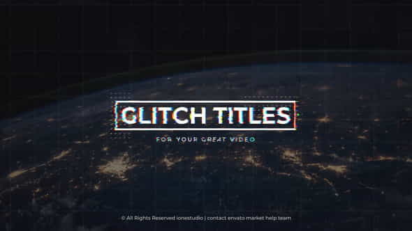 Glitch Titles For After Effects - VideoHive 33618561