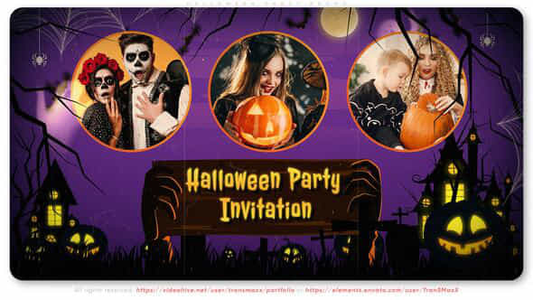 Halloween Party Promo - VideoHive 48478425