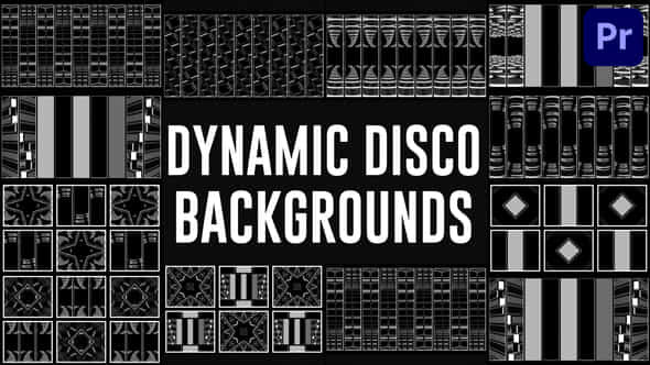 Dynamic Disco Backgrounds For Premiere Pro - VideoHive 51688079