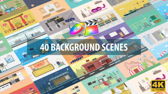 40 Mix Background - VideoHive 28090797