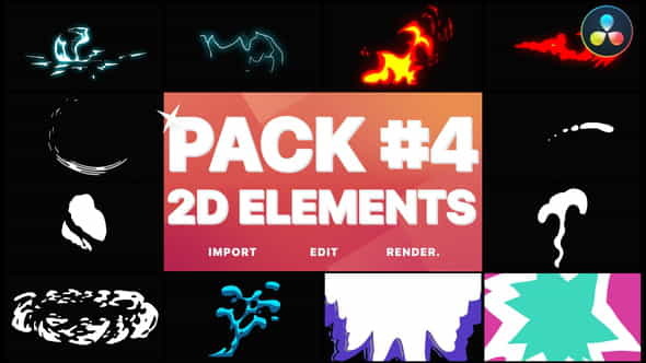 Elements Pack 04 | DaVinci - VideoHive 34337506