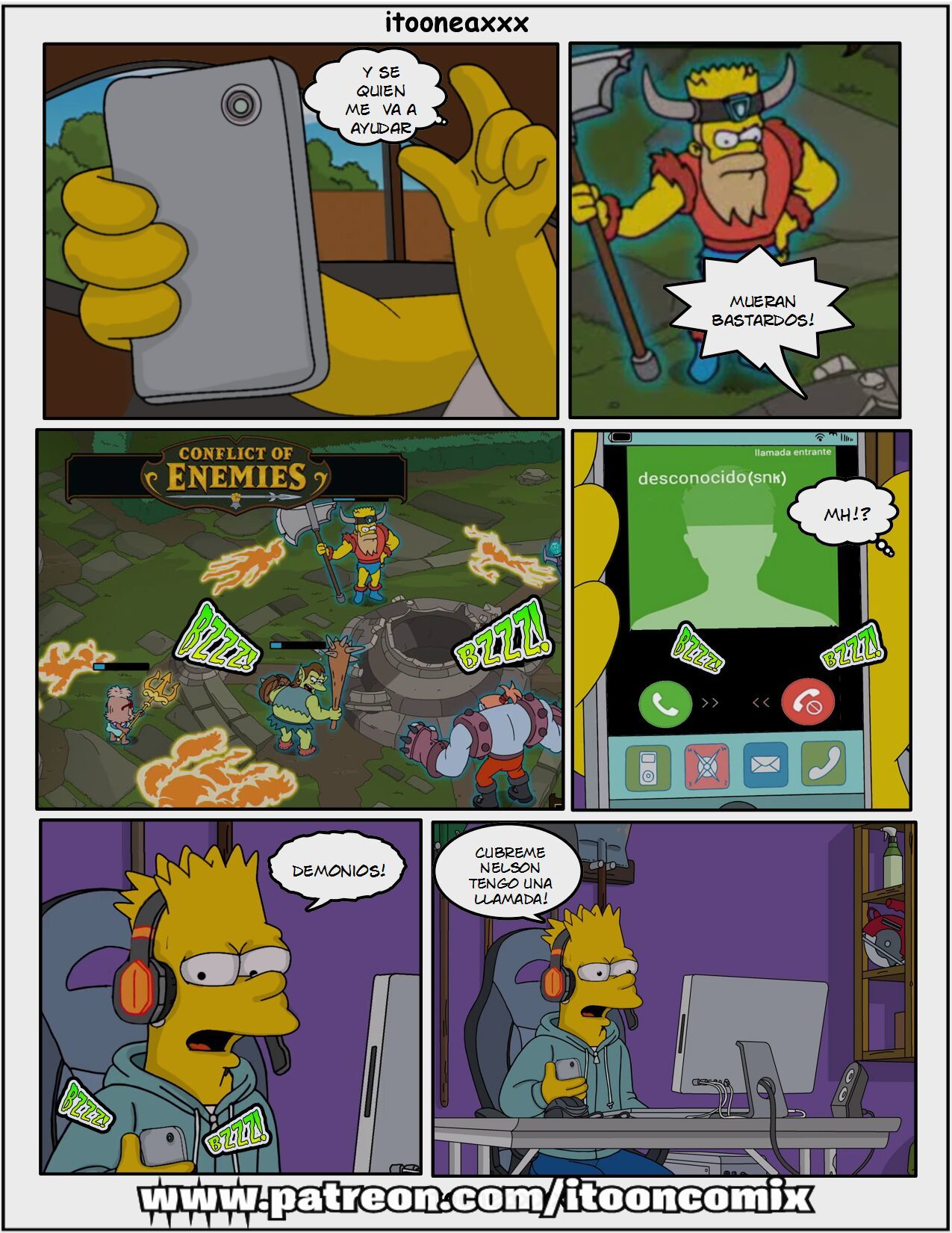 [Itooneaxxx] Snake #2 (The Simpsons) [Spanish]