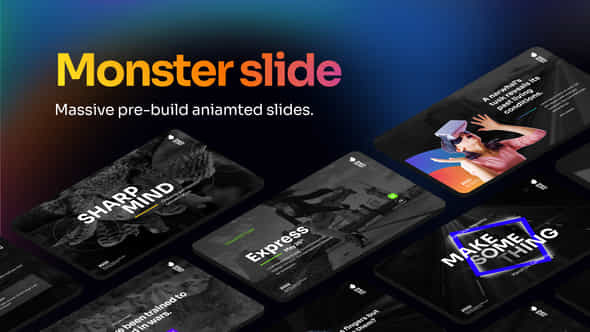 Monster Slide Aniamted - VideoHive 44779087