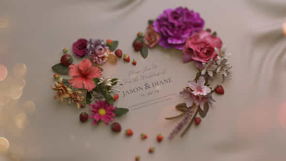 Floral Wedding Slideshow - VideoHive 44798936