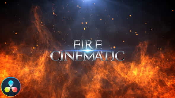 Fire Cinematic Titles - DaVinci - VideoHive 32712097