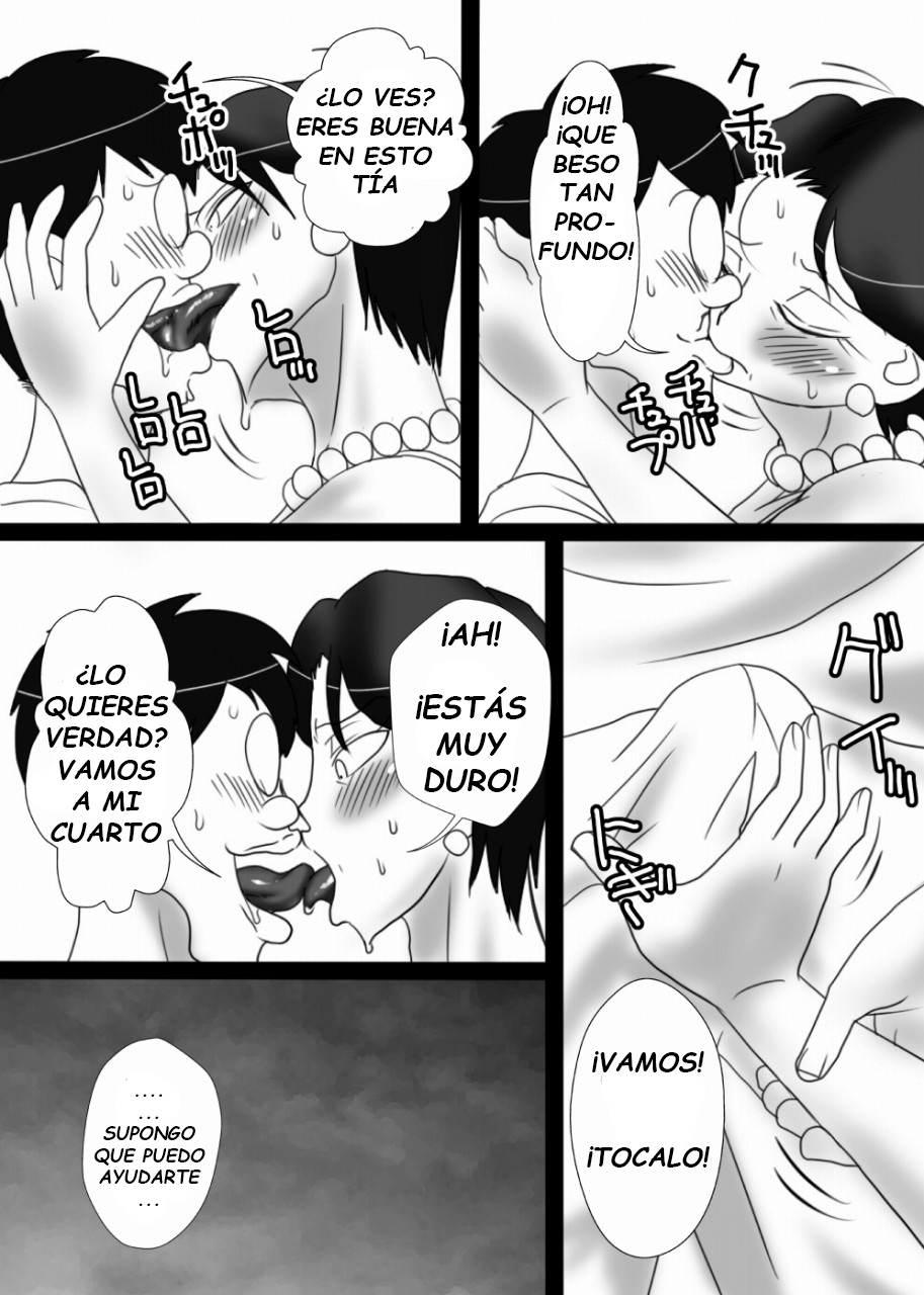[Freehand Tamashii] Oba-san o Otosuze!  ¡Seduzcamos a la Tía! [Spanish] [Yumrod]