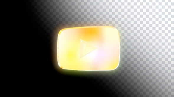 Youtube Golden Play Button (with - VideoHive 32971875
