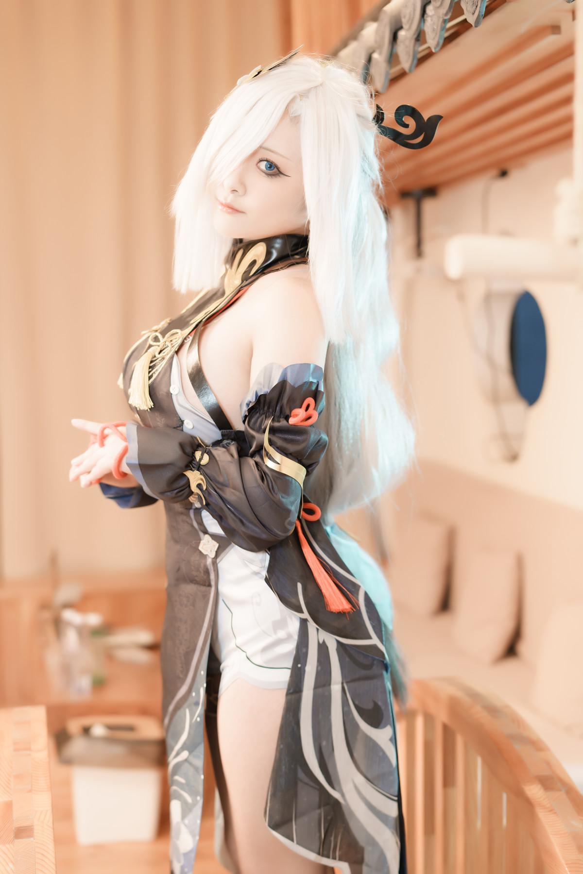 Cosplay 洛璃LoLiSAMA 申鹤 Shenhe(1)