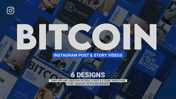 Bitcoin Promotion Instagram - VideoHive 38029503