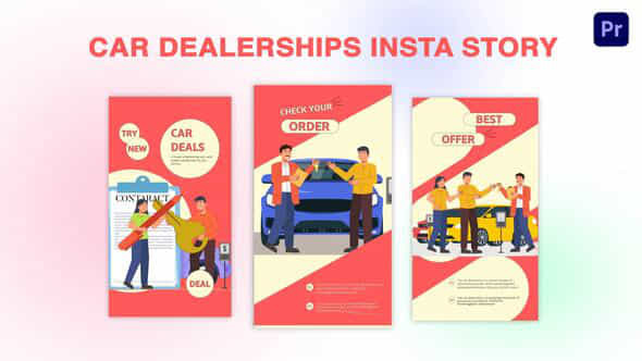 Car Dealerships Instagram - VideoHive 44605244
