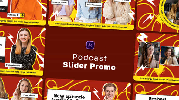 Podcast Slider Promo - VideoHive 47470260