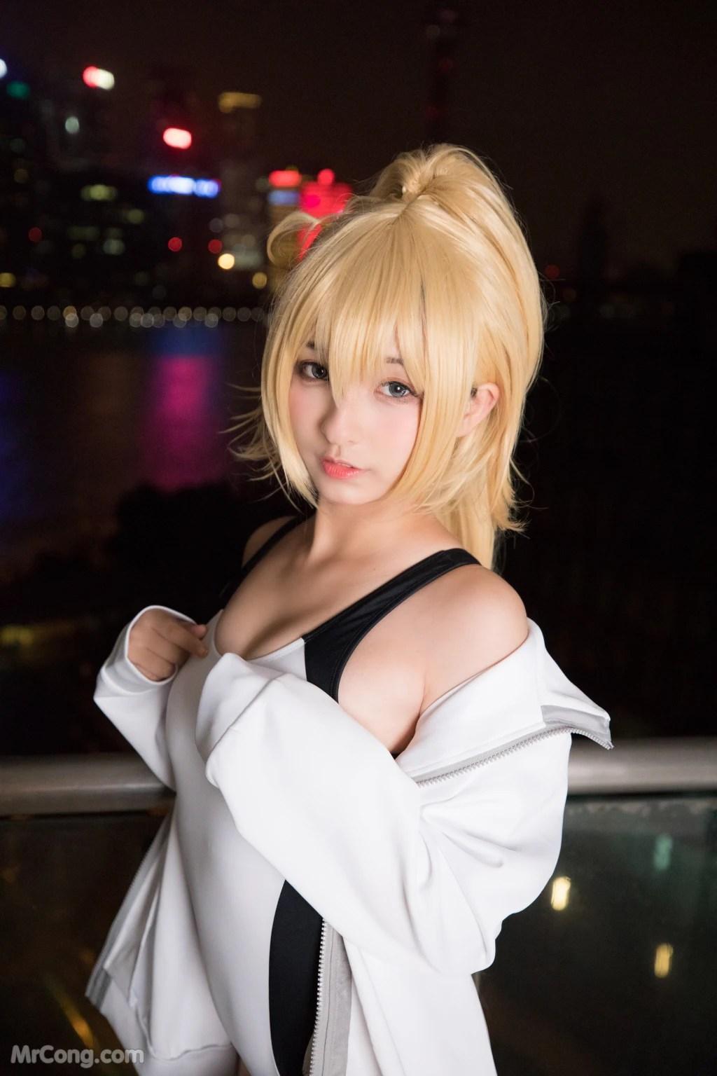Coser@神楽坂真冬 Vol.036: 电子相册-白贞德《Swimingthedrea》(150 photos)(113)
