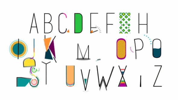 Colourfull Animated Alphabet - VideoHive 6253701