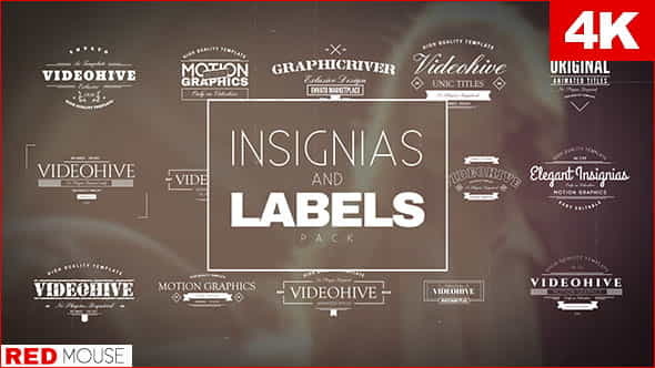 Insignias And Labels Pack - VideoHive 16849918
