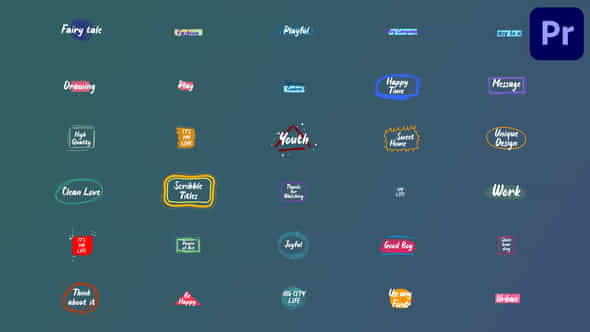 Scribble Titles for - VideoHive 38002017