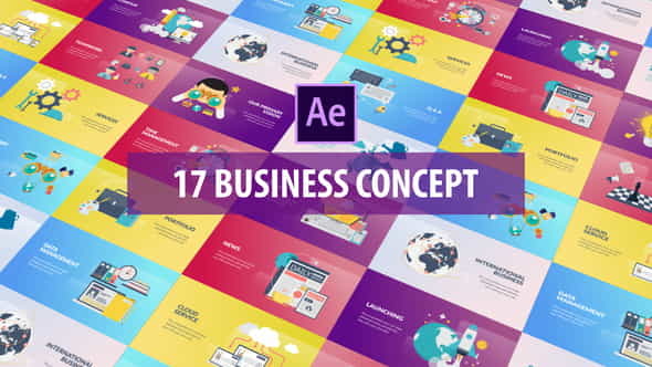 Business Concept - Flat Animation - VideoHive 26215742
