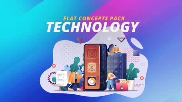 Technology - Flat Concept - VideoHive 30816909