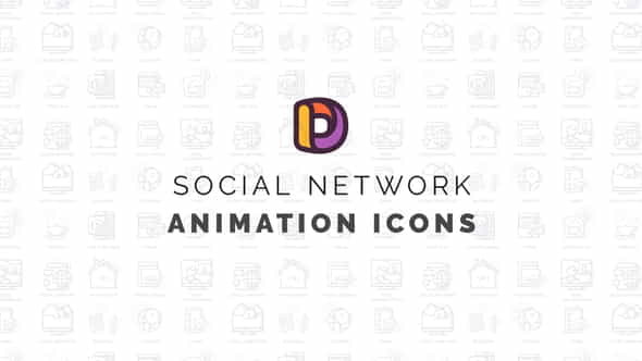 Social network - Animation Icons - VideoHive 34568006