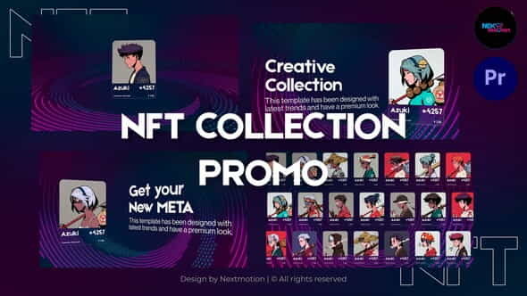 NFT Collection Promo | MOGRT - VideoHive 36110565