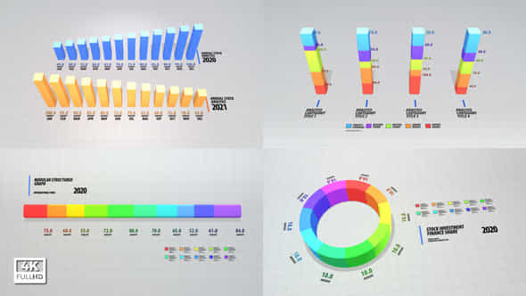 Infographics 3D Clean - VideoHive 31128810