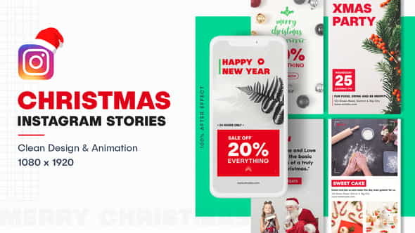 Christmas Instagram Stories - VideoHive 25121405